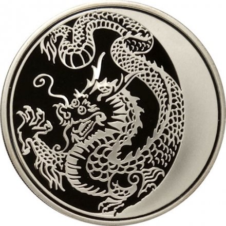 Монета Лунный календарь. Год Дракона  - 3 рубля - ММД - 2012 год