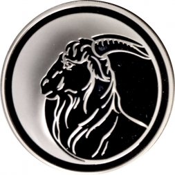 Россия 3 рубля 2003 год ММД - Лунный календарь. Год козы