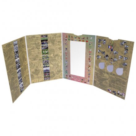 Альбом для монет «Чемпионат мира по футболу FIFA 2018 в России» - 3 капсулы и карман (пустой)