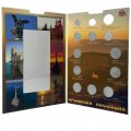 Альбом для монет &quot;Крымская коллекция&quot; - 13 капсул и карман (пустой)