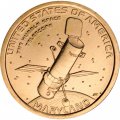 США 1 доллар 2020 год - Американские инновации - Космический телескоп «Хаббл» (D)