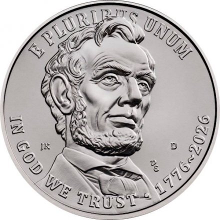 США 25 центов 2026 год - Геттисбергская речь (D)