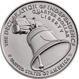 США 25 центов 2026 год - Декларация независимости (D)