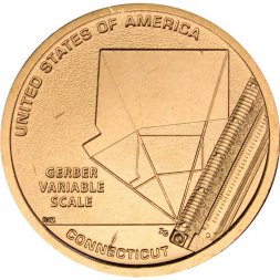 США 1 доллар 2020 год - Американские инновации - Переменная шкала Гербера (P)