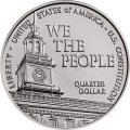 США 25 центов 2026 год - Конституция Соединённых Штатов Америки (P)