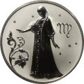 Монета Знаки зодиака. Дева - 2 рубля - ММД - 2005 год