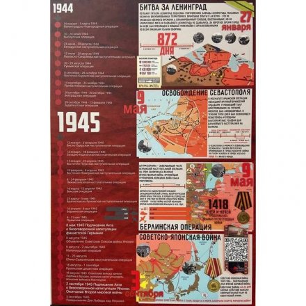 Альбом для монет &quot;70 лет Победы в ВОВ&quot; - 41 капсула (пустой)