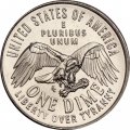США 1 дайм (10 центов) 2026 год - 250 лет независимости США. Восходящая Свобода (D)