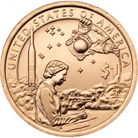 США 1 доллар 2019 год - Индейцы в космической программе (D)
