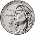 США 1/2 доллара 2026 год - 250 лет независимости США. Статуя Свободы (P)