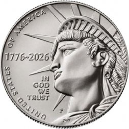 США 1/2 доллара 2026 год - 250 лет независимости США. Статуя Свободы (P)