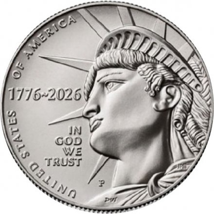 США 1/2 доллара 2026 год - 250 лет независимости США. Статуя Свободы (P)