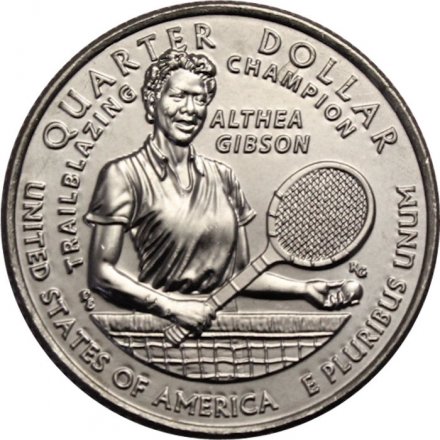 США 25 центов 2025 год - Алтея Гибсон (D)