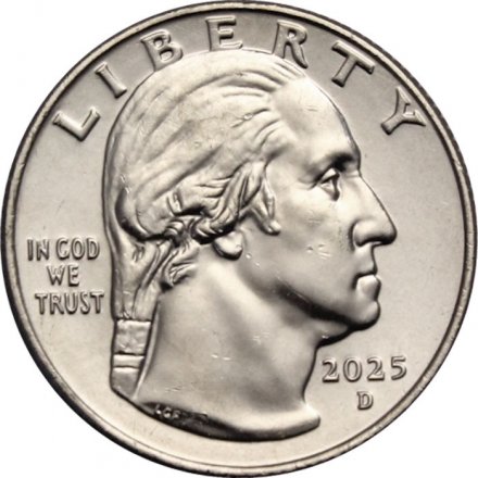 США 25 центов 2025 год - Алтея Гибсон (D)