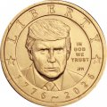 США 1 доллар 2026 год - 250 лет независимости США. Дональд Трамп (P)
