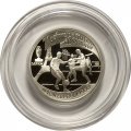 Монета Россия 1 рубль 1997 год - 100 лет футбола. Кубок Европы 1960