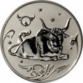 Монета Знаки зодиака. Телец - 2 рубля - ММД - 2005 год