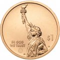 США 1 доллар 2022 год - Американские инновации - Вермонт - Сноубординг (D)