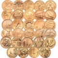Набор из 29 монет 1 доллар США 2018-2025 года серии &quot;Американские инновации&quot;