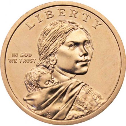 Монета США 1 доллар 2011 год - Договор с Вампаноагами (D)