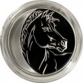 Монета Россия 3 рубля 2014 год - Лунный календарь. Лошадь