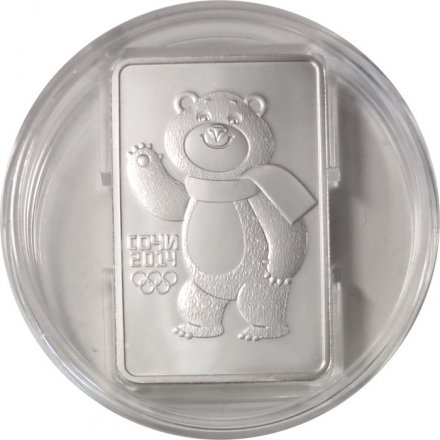 Монета Сочи 2014. Белый Мишка  - 3 рубля - СПМД - 2012 год