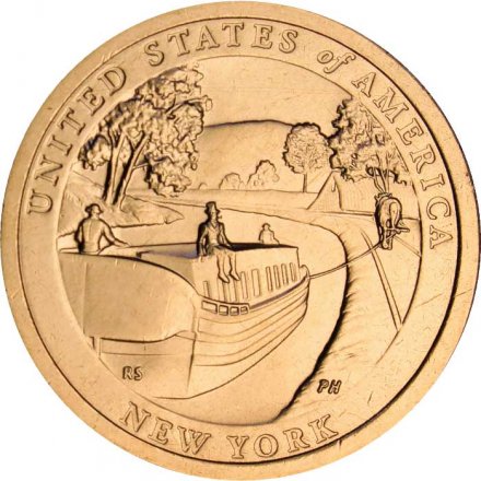 США 1 доллар 2021 год - Американские инновации - Эри - Канал (P)