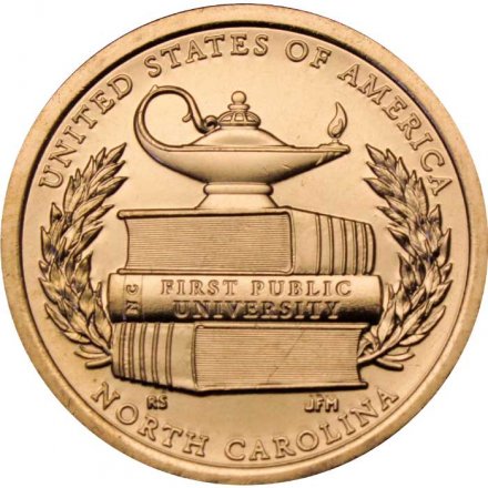 США 1 доллар 2021 год - Американские инновации - Первый государственный университет (D)