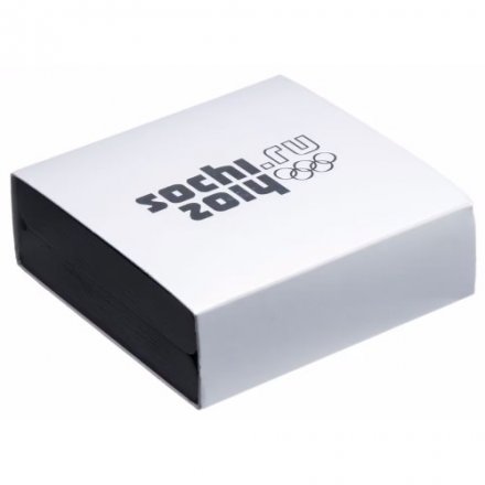 Монета Сочи 2014. Прыжки с трамплина  (цветная) - 3 рубля - СПМД - 2014 год