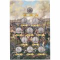 Набор &quot;200 лет победы России в войне 1812 года&quot; - 28 капсул (содержит 28 монет)